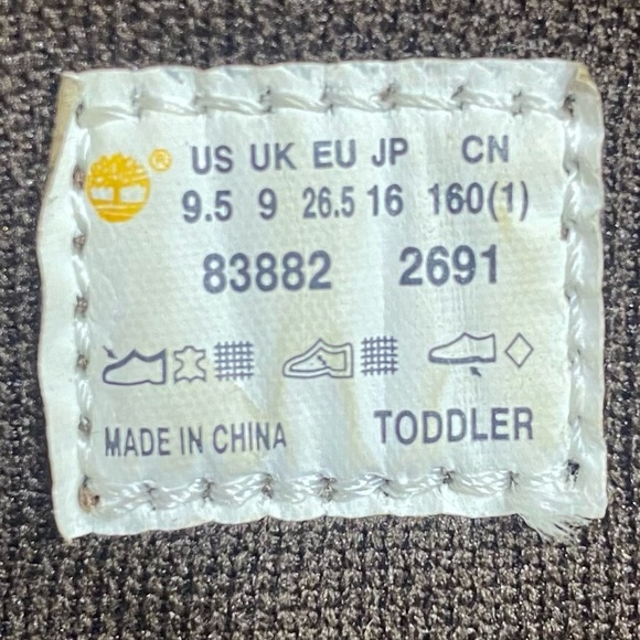 Timberland Leather Long Knee High Combat Moto Winter Boots Size 9.5 Toddler - Picture 9 of 9